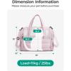 image:imageBAGSMART Cat Carrier SoftSided Pet Carrier for Small Medium Cats Dogs Puppy Quilted Collapsible Puffy Travel Bag Up to 20 Lbs PinkLBlack
