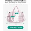 image:imageBAGSMART Cat Carrier SoftSided Pet Carrier for Small Medium Cats Dogs Puppy Quilted Collapsible Puffy Travel Bag Up to 20 Lbs PinkMBlack