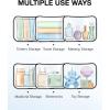 image:imageBAGSMART Clear Toiletry Bag TSA Approved Travel Toiletry Bag Carry On Travel Accessories Bag Airport Airline Quart Size Bags waterresistant Makeup Bag for WomenCreamy Nude Pink
