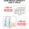 image:imageBAGSMART Clear Toiletry Bag TSA Approved Travel Toiletry Bag Carry On Travel Accessories Bag Airport Airline Quart Size Bags waterresistant Makeup Bag for WomenPink