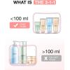 image:imageBAGSMART Clear Toiletry Bag TSA Approved Travel Toiletry Bag Carry On Travel Accessories Bag Airport Airline Quart Size Bags waterresistant Makeup Bag for WomenAngelic Pink