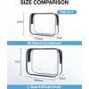 image:imageBAGSMART Clear Toiletry Bag TSA Approved Travel Toiletry Bag Carry On Travel Accessories Bag Airport Airline Quart Size Bags waterresistant Makeup Bag for WomenBlack
