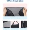 image:imageBAGSMART Compression Packing Cubes  6 Set Travel Packing Cubes for Suitcases Compression Suitcase Organizers with Shoe Bag03Black