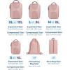 image:imageBAGSMART Compression Packing Cubes 6 Set Packing Cubes for Suitcases Lightweight Suitcases Organizers Bag Set amp Compression Travel Cubes Travel Essentials Packing Organizers02Baby Pink