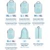 image:imageBAGSMART Compression Packing Cubes 6 Set Packing Cubes for Suitcases Lightweight Suitcases Organizers Bag Set amp Compression Travel Cubes Travel Essentials Packing Organizers06Sky Blue
