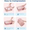 image:imageBAGSMART Compression Packing Cubes 6 Set Packing Cubes for Suitcases Lightweight Suitcases Organizers Bag Set amp Compression Travel Cubes Travel Essentials Packing Organizers02Baby Pink