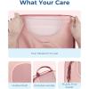 image:imageBAGSMART Compression Packing Cubes 6 Set Packing Cubes for Suitcases Lightweight Suitcases Organizers Bag Set amp Compression Travel Cubes Travel Essentials Packing Organizers02Baby Pink