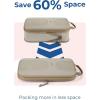 image:imageBAGSMART Compression Packing Cubes 6 Set Packing Cubes for Suitcases Lightweight Suitcases Organizers Bag Set amp Compression Travel Cubes Travel Essentials Packing Organizers05Camel