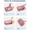 image:imageBAGSMART Compression Packing Cubes 6 Set Packing Cubes for Suitcases Lightweight Suitcases Organizers Bag Set amp Compression Travel Cubes Travel Essentials Packing Organizers01Dusty Pink