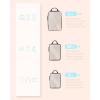 image:imageBAGSMART Compression Packing Cubes 6 Set4 Set2 Set Travel Packing Cubes for Carry on Suitcases Compression Suitcase Organizers Bag Set amp Travel Cubes for Luggage Lightweight Packing OrganizersWhite Opal