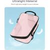 image:imageBAGSMART Compression Packing Cubes 6 Set4 Set2 Set Travel Packing Cubes for Carry on Suitcases Compression Suitcase Organizers Bag Set amp Travel Cubes for Luggage Lightweight Packing OrganizersPink Pearl