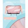 image:imageBAGSMART Compression Packing Cubes 6 Set4 Set2 Set Travel Packing Cubes for Carry on Suitcases Compression Suitcase Organizers Bag Set amp Travel Cubes for Luggage Lightweight Packing OrganizersBaby Pink2 Set