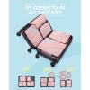 image:imageBAGSMART Compression Packing Cubes 6 Set4 Set2 Set Travel Packing Cubes for Carry on Suitcases Compression Suitcase Organizers Bag Set amp Travel Cubes for Luggage Lightweight Packing Organizers01Baby Pink