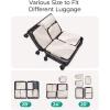 image:imageBAGSMART Compression Packing Cubes 6 Set4 Set2 Set Travel Packing Cubes for Carry on Suitcases Compression Suitcase Organizers Bag Set amp Travel Cubes for Luggage Lightweight Packing Organizers02White Opal
