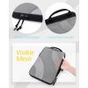 image:imageBAGSMART Compression Packing Cubes 6 Set4 Set2 Set Travel Packing Cubes for Carry on Suitcases Compression Suitcase Organizers Bag Set amp Travel Cubes for Luggage Lightweight Packing Organizers05Grey