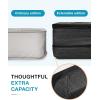 image:imageBAGSMART Compression Packing Cubes Durable Travel Packing Cubes for CarryOn Suitcase Lightweight Compressible Luggage Organizer Cruise Ship Travel Essentials 6Pack 1L3M1SShoe Bag BlackBlack