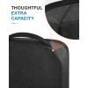 image:imageBAGSMART Compression Packing Cubes Durable Travel Packing Cubes for CarryOn Suitcase Lightweight Compressible Luggage Organizer Cruise Ship Travel Essentials 6Pack 1L3M1SShoe Bag Black04Black