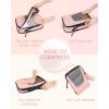 image:imageBAGSMART Compression Packing Cubes for Travel 654set Lightweight Packing Organizers Summer Travel Essentials Suitcase Organizer Bags SetBBaby Pink