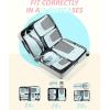 image:imageBAGSMART Compression Packing Cubes for Travel 654set Lightweight Packing Organizers Summer Travel Essentials Suitcase Organizer Bags SetCLight Blue