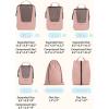 image:imageBAGSMART Compression Packing Cubes for Travel 654set Lightweight Packing Organizers Summer Travel Essentials Suitcase Organizer Bags SetHBrier Rose