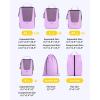 image:imageBAGSMART Compression Packing Cubes for Travel 654set Lightweight Packing Organizers Summer Travel Essentials Suitcase Organizer Bags SetILight Purple