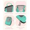 image:imageBAGSMART Compression Packing Cubes for Travel 654set Lightweight Packing Organizers Summer Travel Essentials Suitcase Organizer Bags SetJLagoon Blue