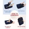 image:imageBAGSMART Compression Packing Cubes for Travel 654set Lightweight Packing Organizers Summer Travel Essentials Suitcase Organizer Bags SetKNavy