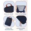image:imageBAGSMART Compression Packing Cubes for Travel 654set Lightweight Packing Organizers Summer Travel Essentials Suitcase Organizer Bags SetKNavy