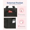 image:imageBAGSMART Crush Tote Bag for Women 20L Puffer Work Tote with Zipper Travel Essentials Quilted Nurse Hospital BagBlack