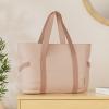 image:imageBAGSMART Crush Tote Bag for Women 20L Puffer Work Tote with Zipper Travel Essentials Quilted Nurse Hospital BagPink