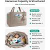 image:imageBAGSMART Diaper Bag Tote Puffer Hospital Bag for Labor Delivery with Pacifier Case Lightweight Baby Bag for Travel Work  Multifunctional Insulated Pockets Water ResistanceDark Pink