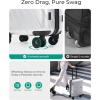 image:imageBAGSMART Expandable Carry On Luggage 22x14x9 Airline Approved 1OO PC Lightweight Hard Shell Suitcase 20 Inch Travel Luggage with Spinner Wheels Waterproof Rolling Suitcase BlackSilver