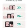 image:imageBAGSMART Garment Folder Packing Cubes for Travel 4 Set Lightweight Travel Cubes for Wrinkle Free Durable Suitcase Organizers Bag Set for Travel Essentials Baby PinkBaby Pink