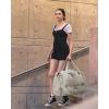image:imageBAGSMART Gym Bag for Women Carry on Weekender Overnight Bag Travel Duffel Bags with Trolley Sleeve Personal Item Travel Bag Tote Bag Workout Dance BagPinkMediumBeige