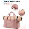 image:imageBAGSMART Gym Bag for Women Carry on Weekender Overnight Bag Travel Duffel Bags with Trolley Sleeve Personal Item Travel Bag Tote Bag Workout Dance BagPinkMediumDark Pink