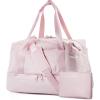 image:imageBAGSMART Gym Bag for Women Carry on Weekender Overnight Bag Travel Duffel Bags with Trolley Sleeve Personal Item Travel Bag Tote Bag Workout Dance BagPinkMediumPink