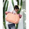 image:imageBAGSMART Gym Bag for Women Carry on Weekender Overnight Bag Travel Duffel Bags with Trolley Sleeve Personal Item Travel Bag Tote Bag Workout Dance BagPinkMediumOrange