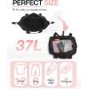 image:imageBAGSMART Gym Bag for Women Carry on Weekender Overnight Bag Travel Duffel Bags with Trolley Sleeve Personal Item Travel Bag Tote Bag Workout Dance BagPinkMediumBlack