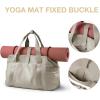 image:imageBAGSMART Gym Bag for Women Carry on Weekender Overnight Bag Travel Duffel Bags with Trolley Sleeve Personal Item Travel Bag Tote Bag Workout Dance BagPinkMediumBeige