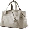 image:imageBAGSMART Gym Bag for Women Carry on Weekender Overnight Bag Travel Duffel Bags with Trolley Sleeve Personal Item Travel Bag Tote Bag Workout Dance BagPinkMediumBeige
