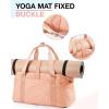 image:imageBAGSMART Gym Bag for Women Carry on Weekender Overnight Bag Travel Duffel Bags with Trolley Sleeve Personal Item Travel Bag Tote Bag Workout Dance BagPinkMediumOrange