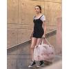 image:imageBAGSMART Gym Bag for Women Carry on Weekender Overnight Bag Travel Duffel Bags with Trolley Sleeve Personal Item Travel Bag Tote Bag Workout Dance BagPinkMediumPink