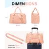 image:imageBAGSMART Gym Bag for Women Carry on Weekender Overnight Bag Travel Duffel Bags with Trolley Sleeve Personal Item Travel Bag Tote Bag Workout Dance BagPinkMediumOrange