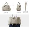 image:imageBAGSMART Gym Bag for Women Carry on Weekender Overnight Bag Travel Duffel Bags with Trolley Sleeve Personal Item Travel Bag Tote Bag Workout Dance BagPinkMediumBeige