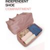 image:imageBAGSMART Gym Bag for Women Carry on Weekender Overnight Bag Travel Duffel Bags with Trolley Sleeve Personal Item Travel Bag Tote Bag Workout Dance BagPinkMediumDark Pink