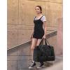 image:imageBAGSMART Gym Bag for Women Carry on Weekender Overnight Bag Travel Duffel Bags with Trolley Sleeve Personal Item Travel Bag Tote Bag Workout Dance BagPinkMediumBlack