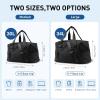 image:imageBAGSMART Gym Bag for Women Carry on Weekender Overnight Bag Travel Duffel Bags with Trolley Sleeve Personal Item Travel Bag Tote Bag Workout Dance BagPinkMediumBlack