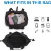 image:imageBAGSMART Gym Bag for Women Carry on Weekender Overnight Bag Travel Duffel Bags with Trolley Sleeve Personal Item Travel Bag Tote Bag Workout Dance BagPinkMediumBlack