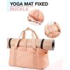 image:imageBAGSMART Gym Bag for Women Carry on Weekender Overnight Bag Travel Duffel Bags with Trolley Sleeve Personal Item Travel Bag Tote Bag Workout Dance BagPinkMediumOrange