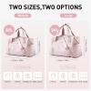 image:imageBAGSMART Gym Bag for Women Carry on Weekender Overnight Bag Travel Duffel Bags with Trolley Sleeve Personal Item Travel Bag Tote Bag Workout Dance BagPinkMediumPink